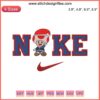 Toad Super Mario x Nike Embroidery Design, Christmas theme, digital stitching, Hello Christmas, festive character art.