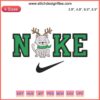 Christmas Cat Reindeer x Nike Embroidery Design, Cute Festive Cat Gift, Digital Stitching for Cat Lovers, Unique Embroidery Pattern