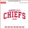 Kansas City Chiefs 1960 Embroidery Design | NFL Chiefs Logo Digitizing | Football Embroidery Pattern