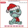 Santa Scrump Christmas Embroidery Design, Festive Stitching Pattern, Holiday Santa Stitch Design, Rugged, Cheerful Scrump Theme