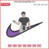 Toji Fushiguro Nike Swoosh Embroidery Design featuring Jujutsu Kaisen anime character for digital stitching projects.