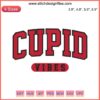 Cupid Vibes Embroidery Design: Digital Valentine's Day Stitching with Heart and Cupid Arrow Motif, Perfect for DIY Crafts & Gifts.