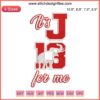 J13 For Me Embroidery: Digital Sorority Founders Day Stitch Design, Elegant Lettering, Vibrant Colors, Perfect for Sisterhood Celebrations.