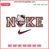 Hello Kitty Cupid Nike Embroidery Design: Adorable Valentine-themed digital stitching, perfect for fans and creative projects.
