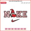 Nike Gnome Heart Embroidery Design - Valentine-themed digital gnome stitching with heart motif, perfect for unique gifts.