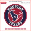 Houston Texans Logo Embroidery Design, NFL Team Football Digital Stitching Pattern, High-Quality Logo Embroidery File.