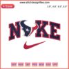 Houston Texans Nike Embroidery Design: NFL Football Logo Digital Stitching with bold team colors and crisp detailing.