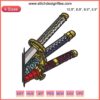 Three Swords Zoro One Piece Embroidery, anime digital stitching design featuring Zoro with his iconic swords.