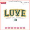 Jordan Love Green Bay Packers embroidery design, NFL sports stitching, digital download, football-themed stitching pattern.