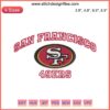 San Francisco 49ers Embroidery Design, Digital Stitching, NFL Sports Team Logo, Football Patch, Fan Apparel Decor.