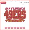 San Francisco 49ers Embroidery Design: SF 49ers Est. 1946 Digital Stitching, Football Team Logo, NFL Sports Embroidery