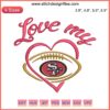 San Francisco 49ers NFL Embroidery Design | Digital Stitching Pattern for Football Fans | Team Logo stitching template