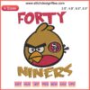 "San Francisco 49ers Logo Embroidery Design – Bird Stitching, SF 49ers Digital Pattern, NFL Team"