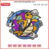 Dragonite Family Embroidery Design - Pokemon Dragonite Stitching Art, Cute Family of Dragonites, Digital Stitch Pattern