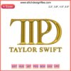 Taylor Swift TTPD Logo Embroidery Design, The Tortured Poets Dept Digital Stitching, intricate artistic pattern