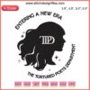 "Taylor Swift Album TTPD Embroidery Design: Stylish Digital Stitching, Entering A New Era, Modern Embroidery Art"