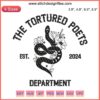 "Taylor Swift TTPD Est. 2024 Embroidery Design - Digital Stitching Pattern of TTPD Album with Elegant Fonts and Decorative Elements"