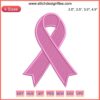 Cancer Awareness Pink Ribbon Embroidery Design, Digital Stitching Pattern, Breast Cancer Support, DIY Embroidery.