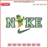 Pooh Bear St. Patrick's Day x Nike Embroidery Design: Winnie the Pooh with Shamrock, Digital Stitching Pattern