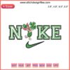 Piglet Shamrock Embroidery Design | St. Patrick's Day Nike Logo | Cute Disney Digital Stitch | Festive Embroidery Pattern