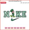 Mickey St. Patrick's Day Nike Embroidery: Leprechaun Mickey Mouse Digital Stitching Design, Perfect for Festive Projects.