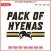 Calgary Hockey Pack of Hyenas Embroidery Design | NHL Team Digital Stitching | Sports Art | Unique Athletic Crafts Pattern