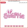Taylor Swift Easter Bunny Embroidery Design | Groovy Swiftie Bunny Stitching | Digital Embroidery Pattern