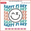 Smiley Face Pi Day Embroidery Design | Math Lover Gift | Digital Pattern with Pi Symbol | Fun Mathematical Embroidery Stitch
