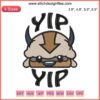 Cute Appa Avatar Embroidery Design | Adorable Anime Yip Yip Appa Stitching | Digital Pattern Download