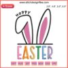 Hoppy Easter Embroidery Design featuring colorful Easter eggs, playful bunnies, and spring flowers; perfect for festive stitching projects.