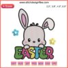 Pochacco Easter Bunny Embroidery Design | Sanrio style, cute Pochacco in bunny outfit, perfect for Easter stitching projects.