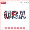 USA Flowers Embroidery Design featuring patriotic florals, perfect for July 4th stitching projects. Celebrate America in style!