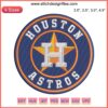 Houston Astros MLB Logo Embroidery Design, Baseball Stitching, Digital Pattern, Astro Insignia, High-Resolution Sports Logo