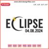 Total Solar Eclipse 2024 Embroidery Design | Digital Astronomy Stitching Pattern | April 8th Quilting Design