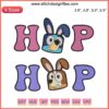 Bluey and Bingo Bunny Easter Embroidery Design | Cute Hop Hop Theme | Digitizing File for Creative Easter Projects