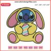 Disney Stitch Easter Bunny Embroidery Design: Cute Stitch Character with Easter Egg Motif, Perfect for Digital Stitching Projects