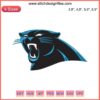 Carolina Panthers Logo Embroidery Design File, NFL Football Machine Embroidery, Digital Download, High-Quality Embroidery Pattern