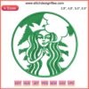 Starbucks Wheel Stickers Logo Embroidery Design File for Embroidery Machines, Features Iconic Green Siren Emblem