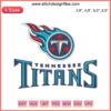 Tennessee Titans Logo Embroidery Design File | NFL American Football Machine Stitching Pattern