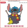Stitsh Harry Potter Logo Lilo & Stitch Embroidery Design for Machine, Unique DIY Pattern, Wizard Themed Sewing File