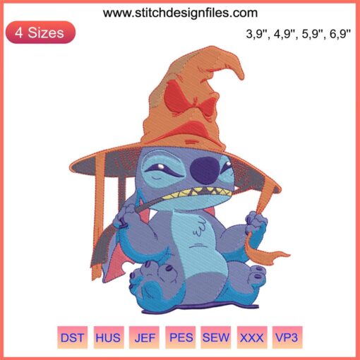 Harry Potter Sorting Hat Logo Embroidery Design - Stitch Wear Patch