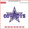 Cowboys Star Logo Embroidery Design File | NFL American Football, Stylish Digital Stitching for Embroidery Machines