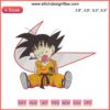Goku Niño Dragon Ball Son Goku Logo Embroidery Design File for Embroidery Machine, Anime Character Embroidery Pattern.