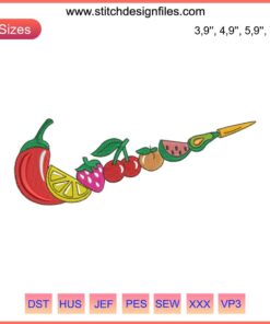 Nike-Inspired Super Food Logo Embroidery Design File for Machine, Unique Pattern, Digital Download, DIY Crafting Accessory
