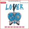 Retro Racer Blue Tee, Loser Lover Heart Logo Embroidery Design File for Embroidery Machines