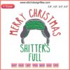 Merry Christmas Shitter's Full Logo Embroidery Design File for Machine, Festive Holiday Embroidery Design, Vector File, Stitch Pattern