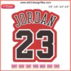 Jordan 23 Logo Embroidery Design File for Embroidery Machines: Iconic number 23 with bold, stylish font perfect for apparel.