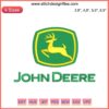 John Deere Embroidery Design File for Machine | Green and Yellow Logo Stitch Pattern