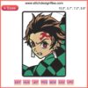 Tanjiro Kamado Embroidery Design | Digitized Anime Kimetsu No Yaiba Pattern | High-Quality Machine Embroidery File