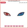 Anime Eyes Logo Embroidery Design File | Powerful Anime Eyes Embroidery Machine Design
